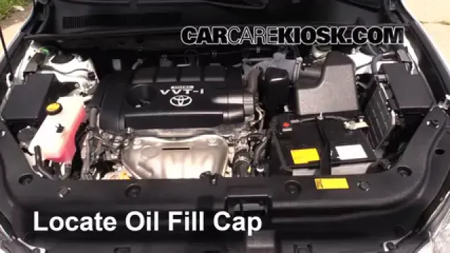 2011 Toyota RAV4 Sport 2.5L 4 Cyl. Aceite Agregar aceite